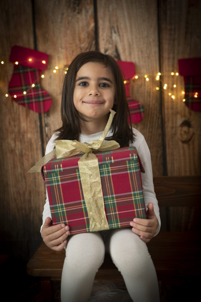 bimba su set fotografico natale legno (1 di 1)